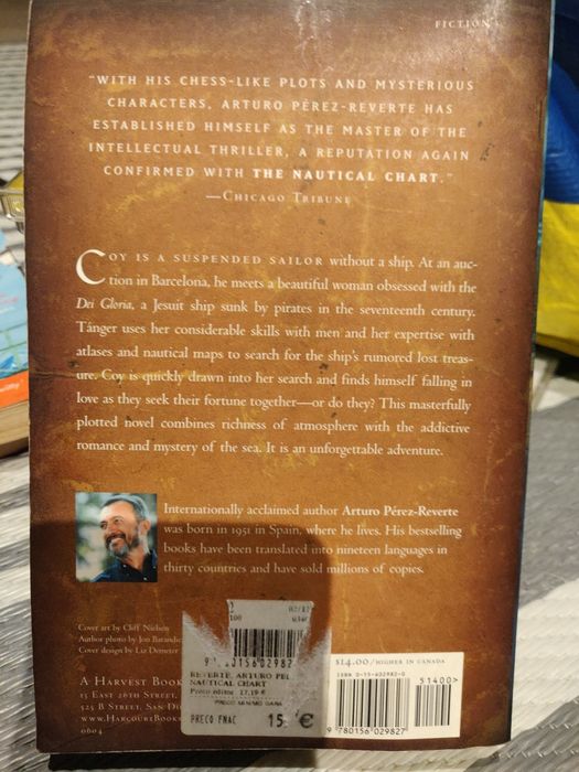 The nautical chart Arturo Perez Reverte