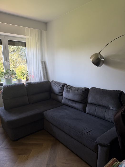 Sofa rozkladana szara