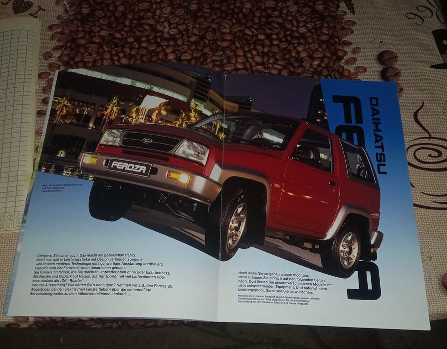 Журнал пособие Брошюра Daihatsu Feroza 06/1996