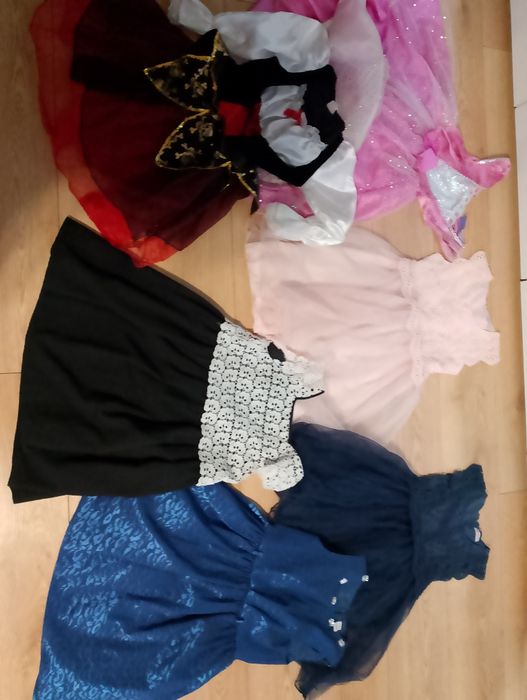 Sukienki 116 rozmiar tiulowe eleganckie