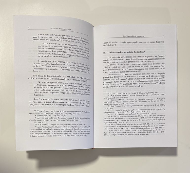 Tratado de Direito Civil IV – Parte Geral: Pessoas | Menezes Cordeiro