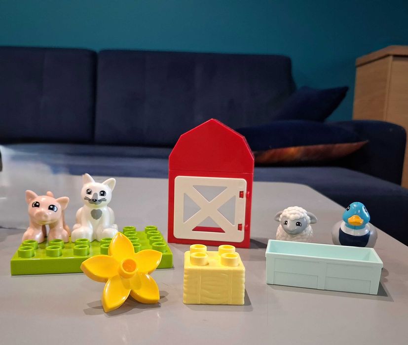 LEGO DUPLO zestaw 10 zestawów – wóz strażacki, kamper, Elsa, zwierzątka