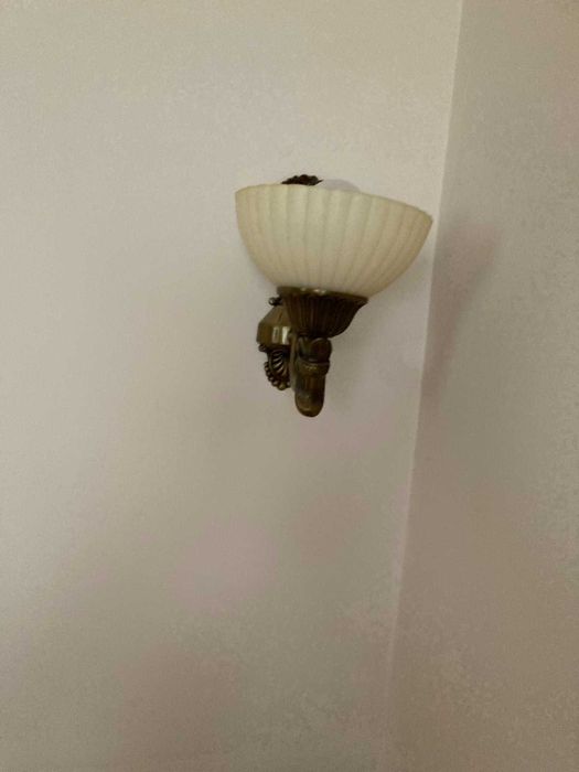 Шикарні люстри і бра бронзові Італія в чудовому стані