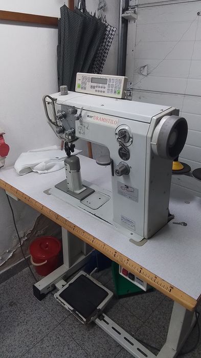Maquina costura 1 agulha para calçado