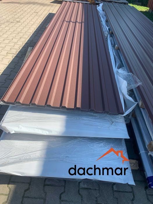 Blacha trapezowa T-18 MAT 8017 brąz