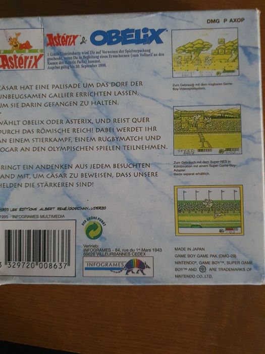 Gra Game boy Asterix