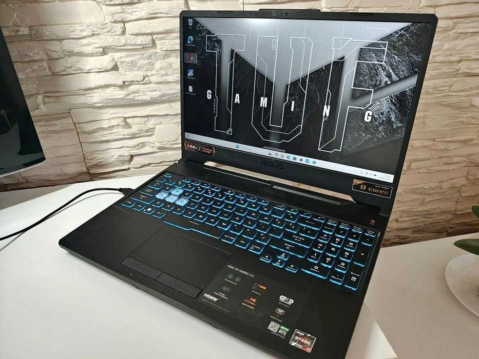 GAMINGOWY Laptop ASUS TUF 15.6"RYZEN 7 16x4.40Ghz,16GB,RTX3060-6GB