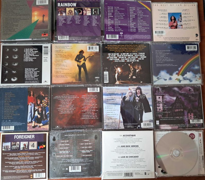 CD (Audio) Led Zeppelin Rainbow Foreigner Deep Purple Def Leppard Styx