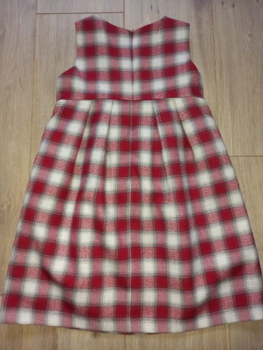 Sukienka krata CoolClub  rozmiar 110 jak NOWA