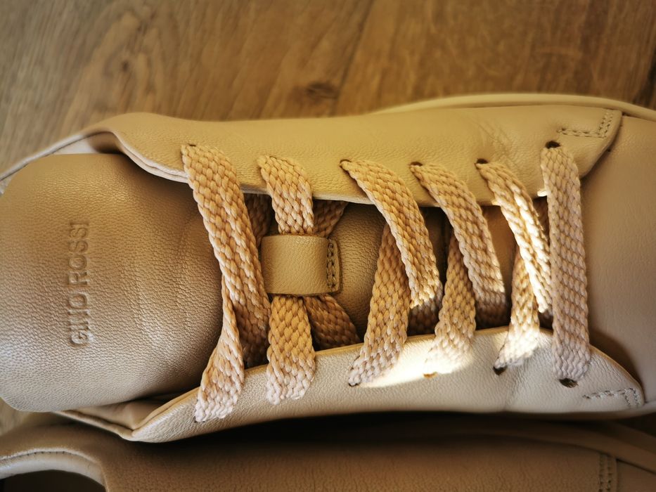 Gino Rossi sneakersy adidasy beżowe beż skórzane skóra naturalna 37
