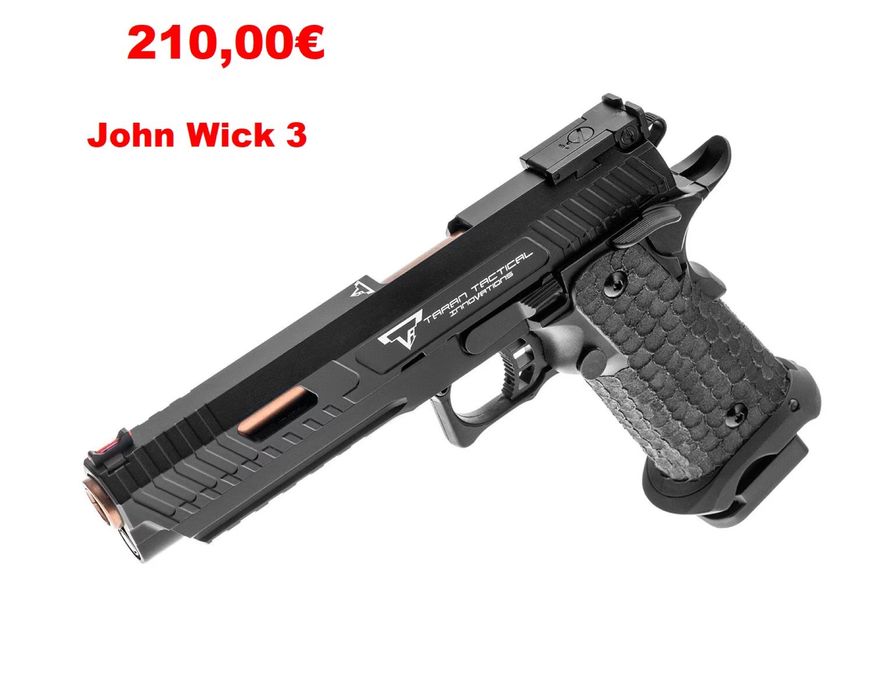 Pistola Airsoft Greengas MK23 (SEM Blowback) e CZ Shadow de CO2 FULL METAL BLOWBACK novas