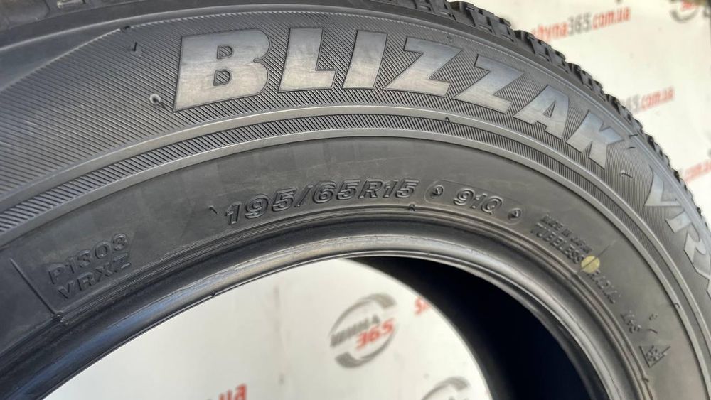 195/65 r15 bridgestone blizzak vrx 5mm шини бу зима