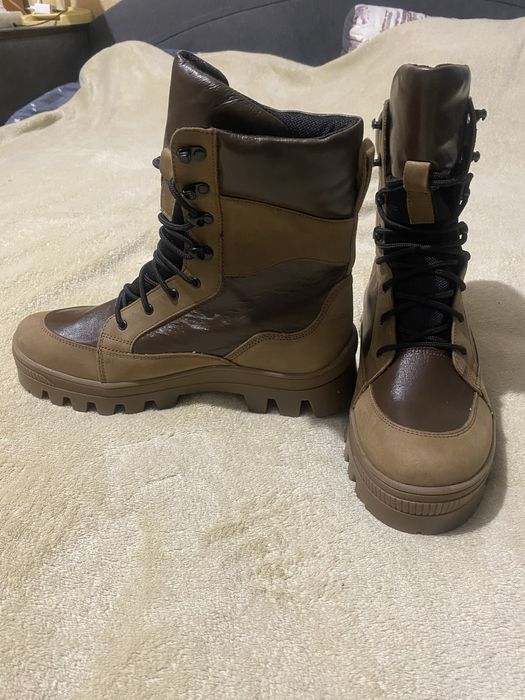 Зимние теплые ботинки/берцы на меху