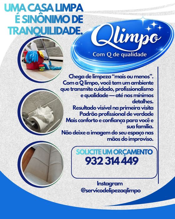 QLIMPO, Serviço de Limpeza.