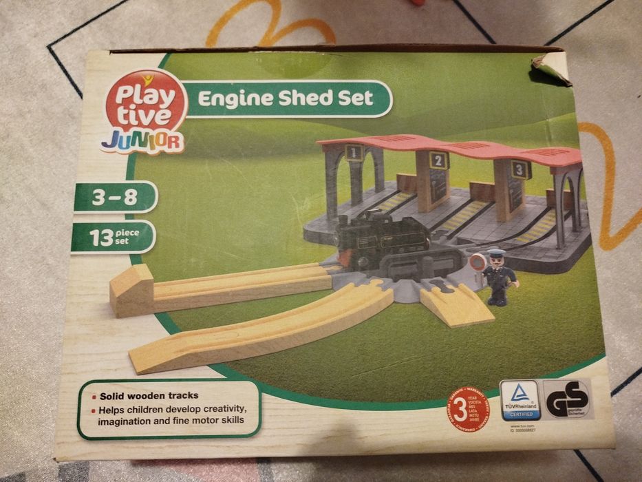 Tory drewniane Lidl playtive kolejka