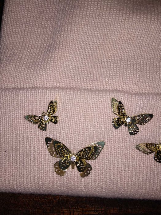 Gorro Rosa com Borboletas Aldo NOVO