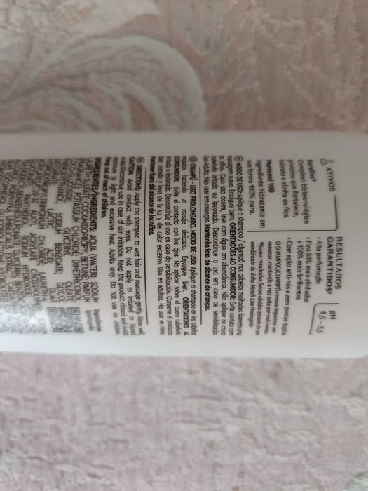 Shampoo lisos boticário