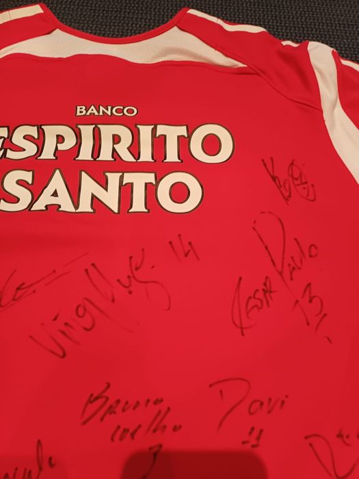 Camisola futebol Benfica assinada