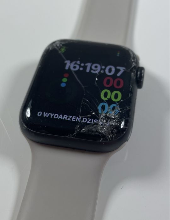 Apple Watch SE 40mm A2351 Alu Midnight GPS  MKQ13WB/A uszkodzona szybka