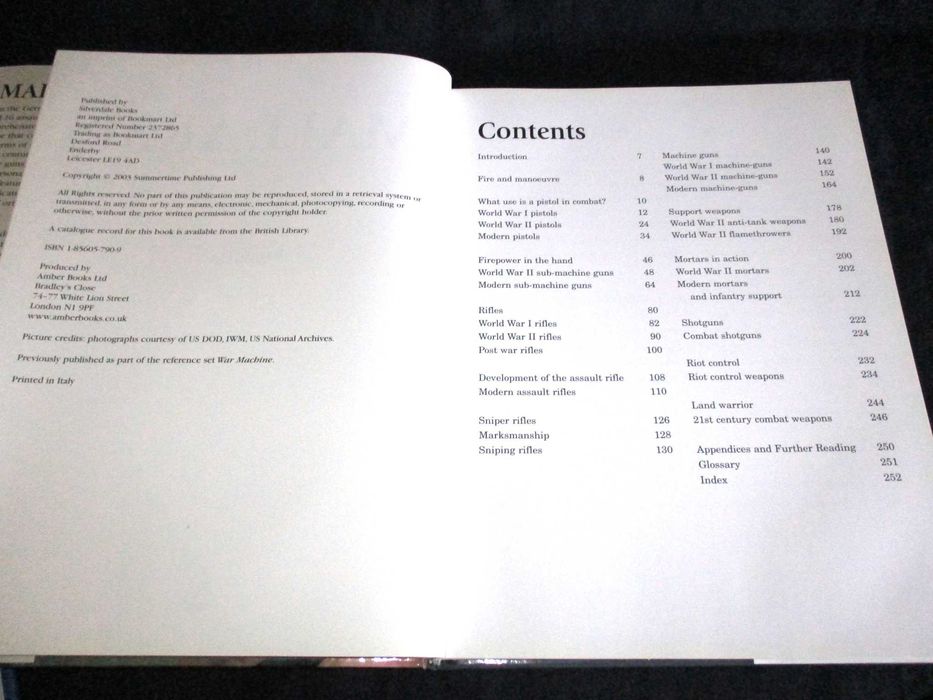 Livro Small Arms world's finest personal weapons