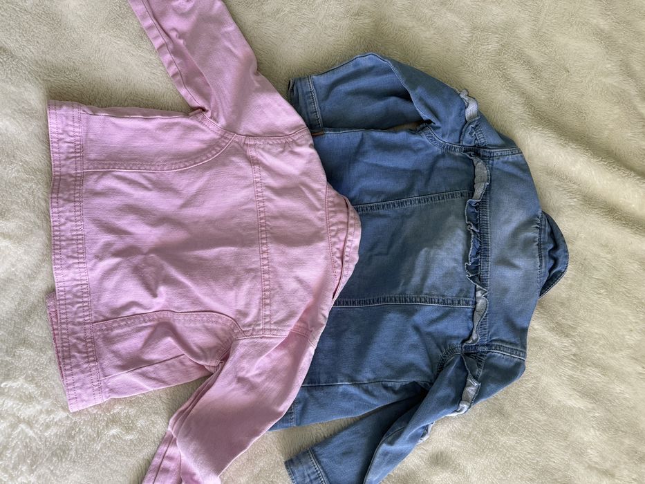 Джинсові піджачки на дівчинку 2 шт