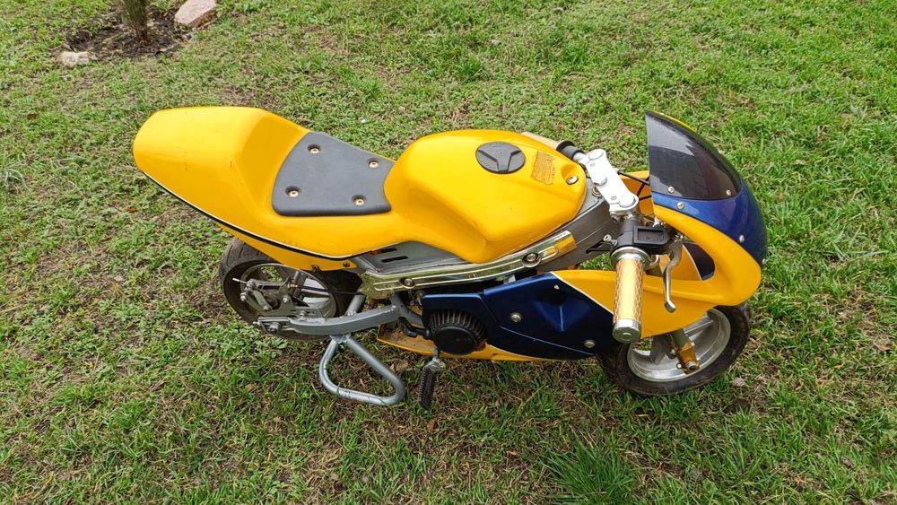 Мини мото номер 2  mini pocket bike moto детский бензиновый мотоцикл