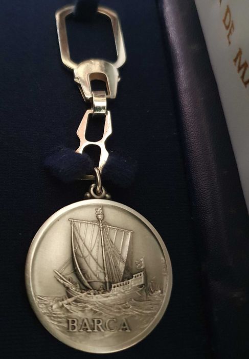 Porta-Chaves da Descoberta da Madeira e Porto Santo, em prata .925