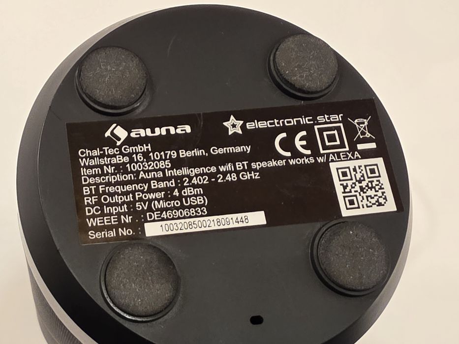 Auna przenośny głośnik bluetooth przenośny 6W