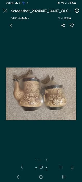 Чайничок,сервіз,чугуни,глиняні глечики