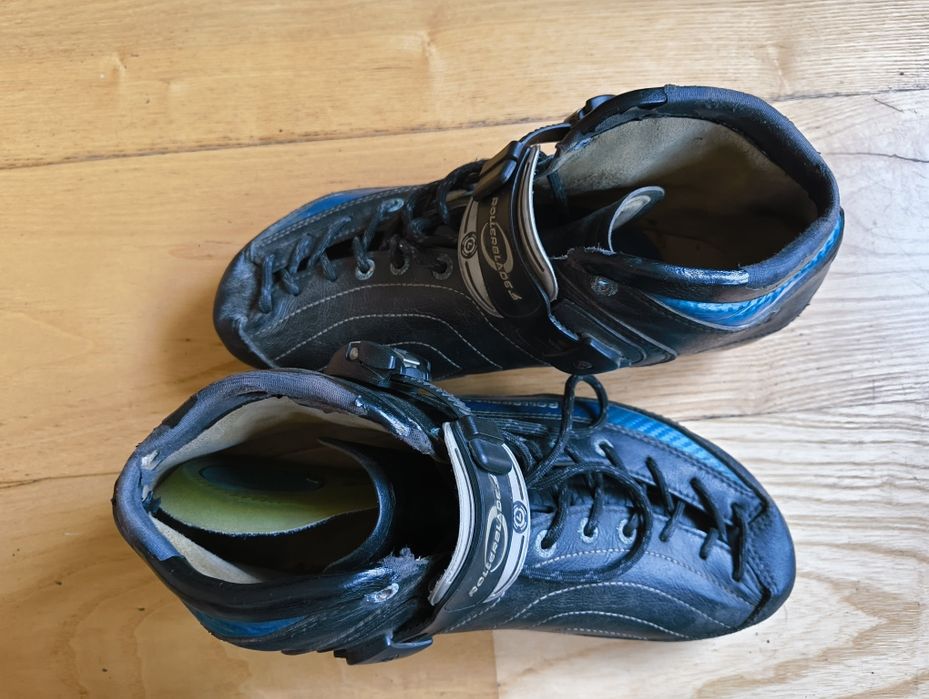 Rollerblade Luigino Racing 42 buty rolki szybkie carbon