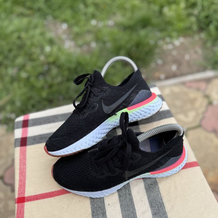 Кроссовки Nike Epic React Flyknit Black, 36 размер, Оригинал, Кросівки
