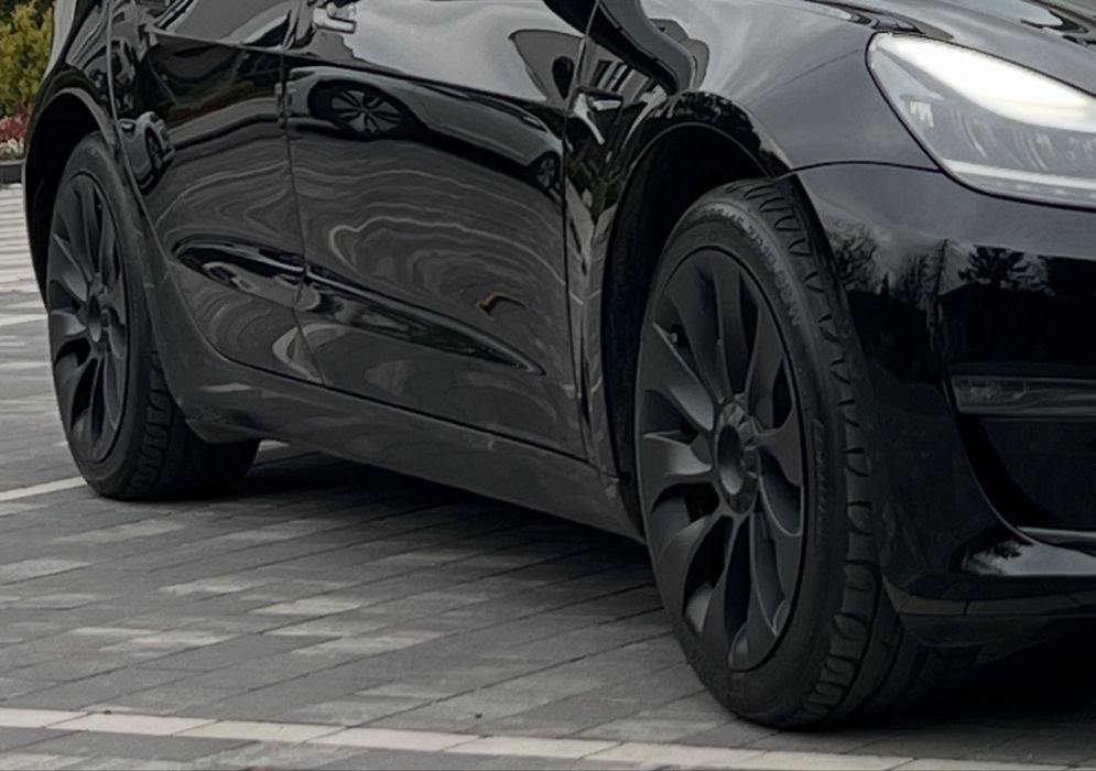 Ковпаки тесла турбіни р18 під performance tesla3 колпаки диски