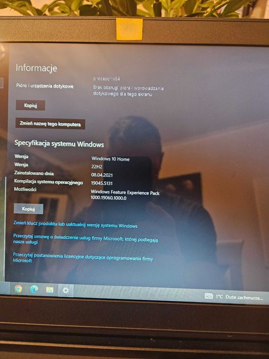 Laptop firmy Lenovo