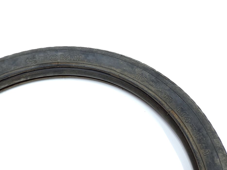 Opona Stomil Junior 14x1 3/8 cala ZZR Romet Pinio 1981 rok PRL