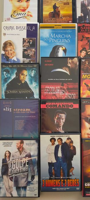 42 DVDs Diversos a funcionar em ótimas condições
