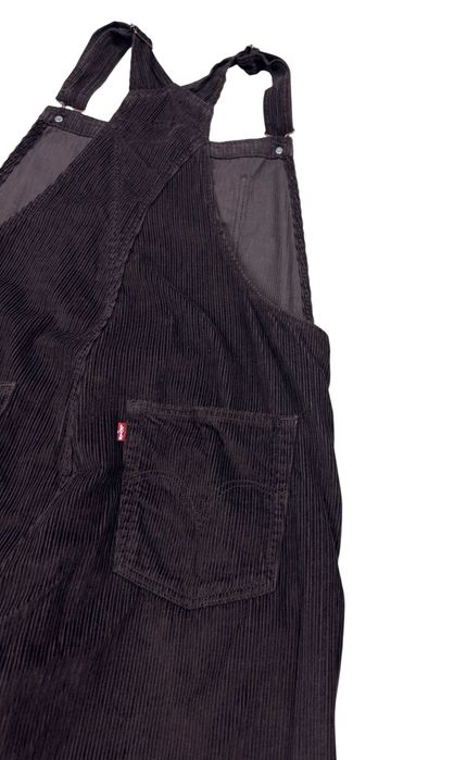 Levi's Premium brązow sztruksowe ogrodniczki, rozmiar XL
