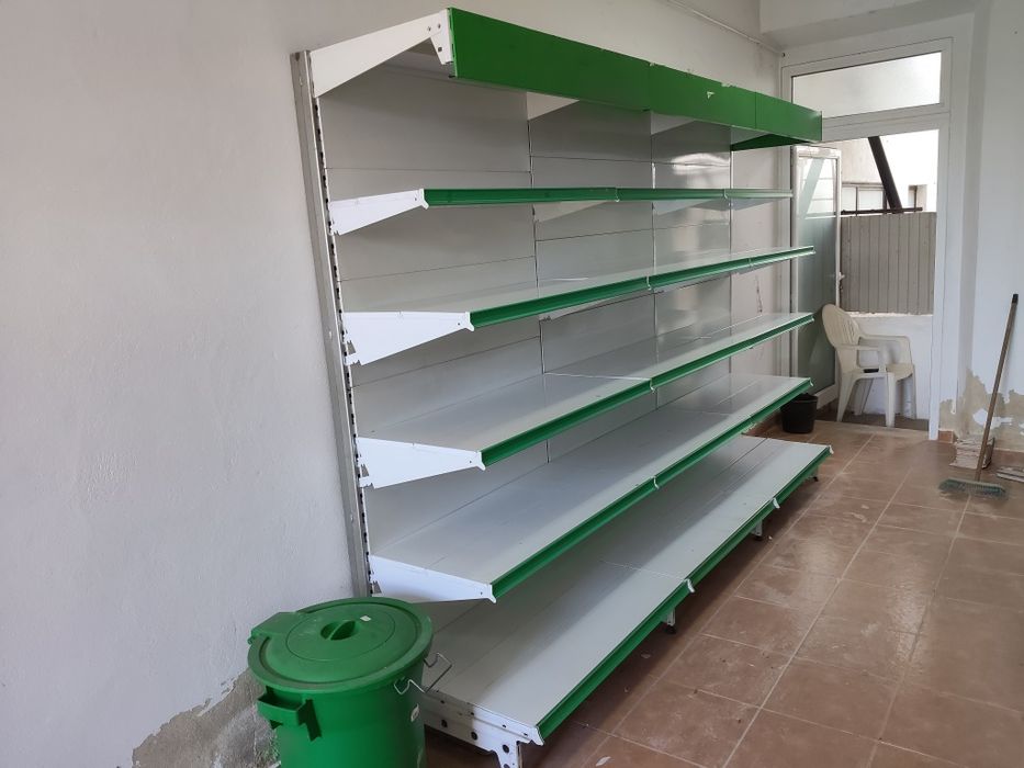 Estantes Metálicas de Supermercado / Gôndola Comercial (200x98cm)