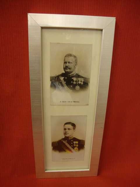 Quadro com cronologia da monarquia portuguesa