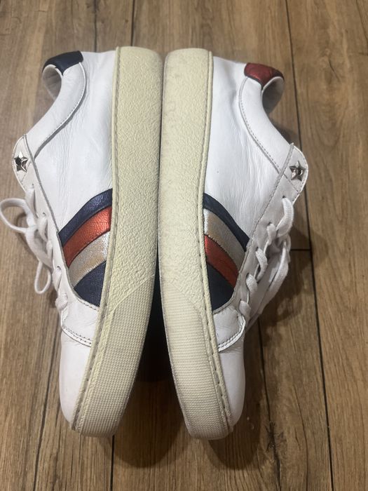 Trampki, sneakersy skórzane, Tommy Hilfiger