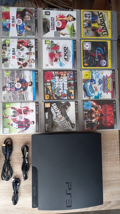 Konsola Ps3+ 19 gier...