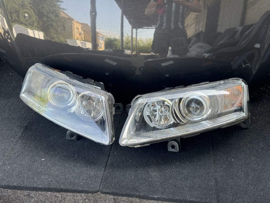 Фари ксенон Audi a6 c6 фара оптика ауді а6 с6 TYC лінзи