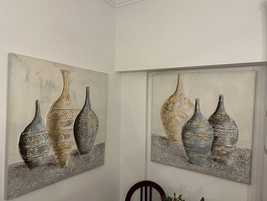 2 quadros em tons dourados64286034512130122