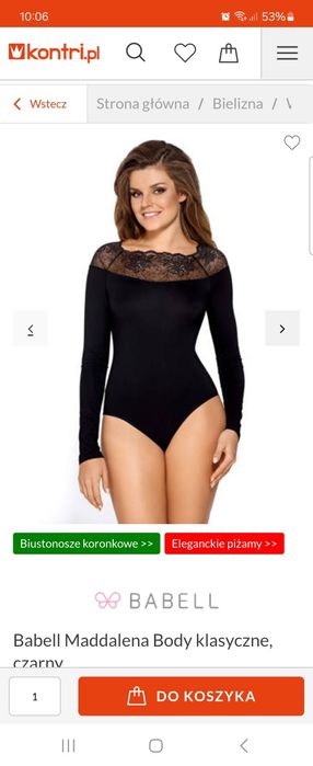 Nowe body damskie, Babell, rozm. L