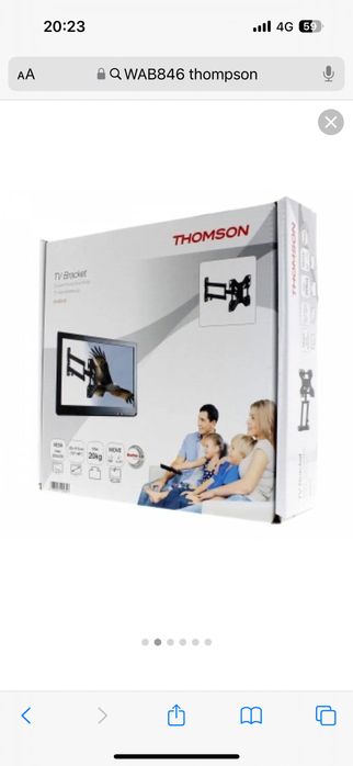 Suporte TV Articulado Até 46”/20Kg