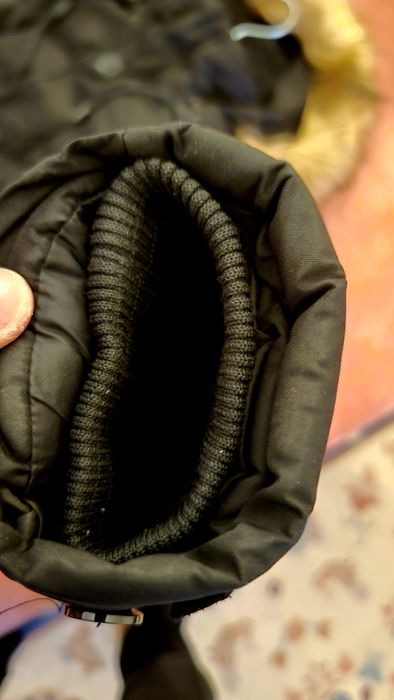 Parka/Casaco de qualidade Zara Man acolchoado com capuz de pêlo