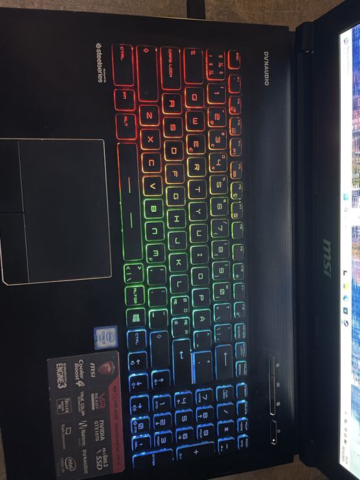 Msi gt62vr Dominator pro gtx1070 gamingowy