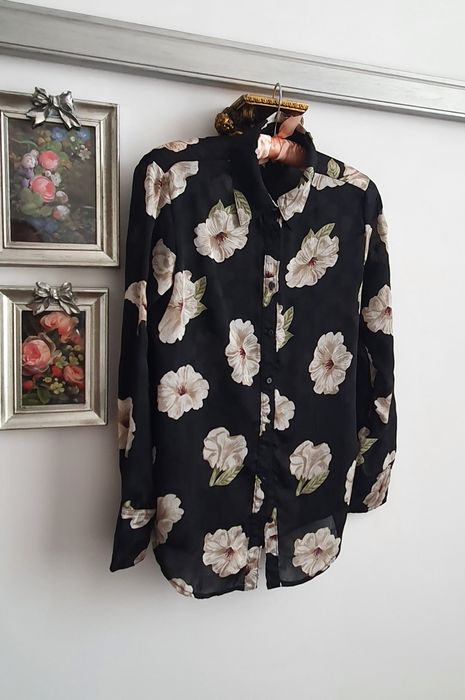 Bluzka Zara w kwiaty