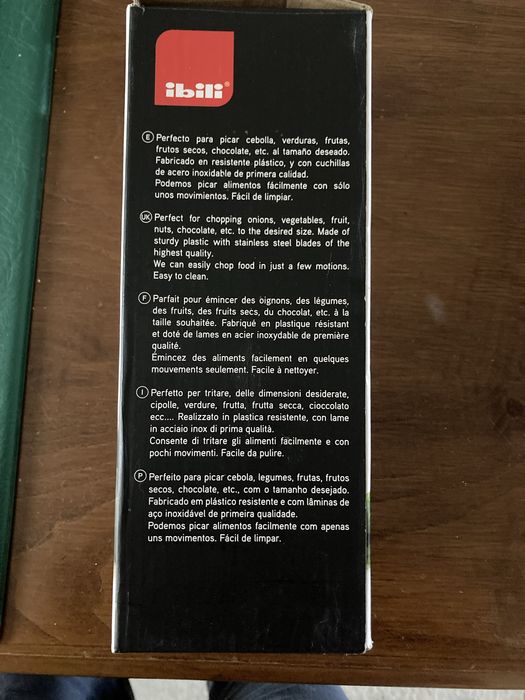 Picador manual ibili semi novo na caixa original