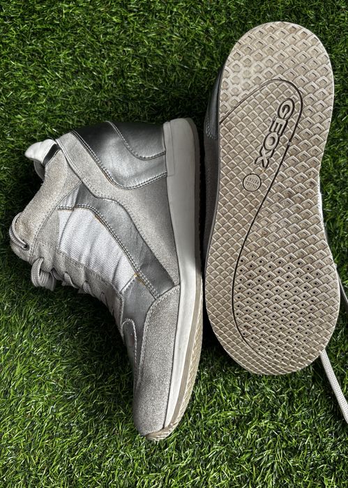 Sneakersy na koturnie GEOX skóra, 39