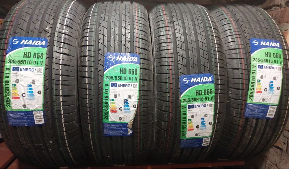 Шини НОВІ 205/55 R16 комплект літо Haida 2023 рік 7.5мм